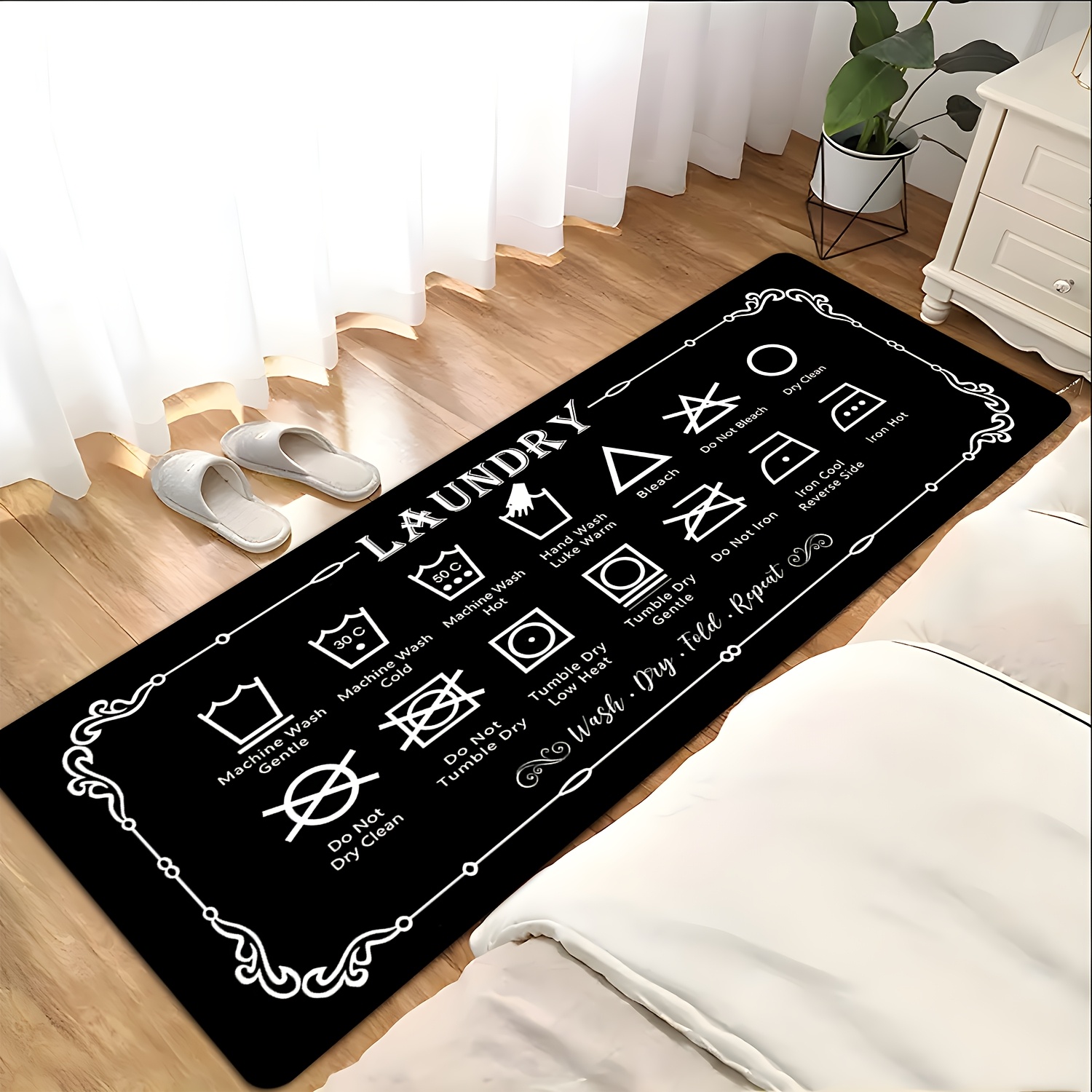1 Piece Laundry Guide Mat - Bl - Travel Accessories Guide recension och pris