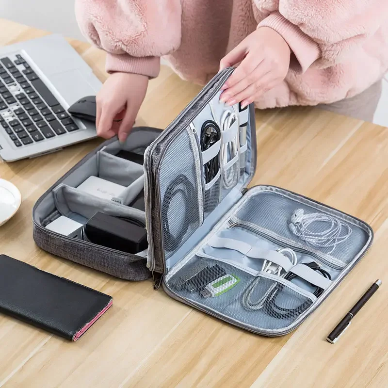 3 Tier Portable USB Line Holde - Travel Ziplock Bags recension och pris