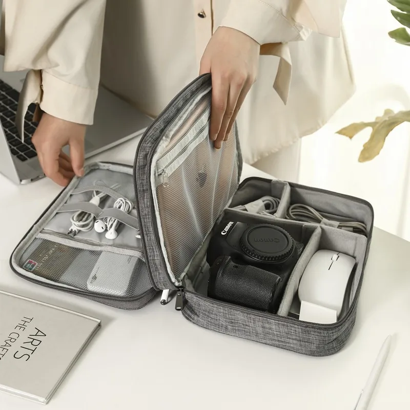 3 Tier Portable USB Line Holde - Travel Ziplock Bags recension och pris