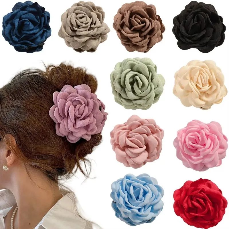 French Fabric Rose Flower Hair - Travel Accessories For Elderly recension och pris