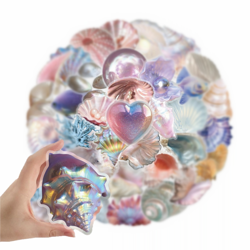 50pcs Cartoon Shell Graffiti S - Sticker Luggage Decorative recension och pris