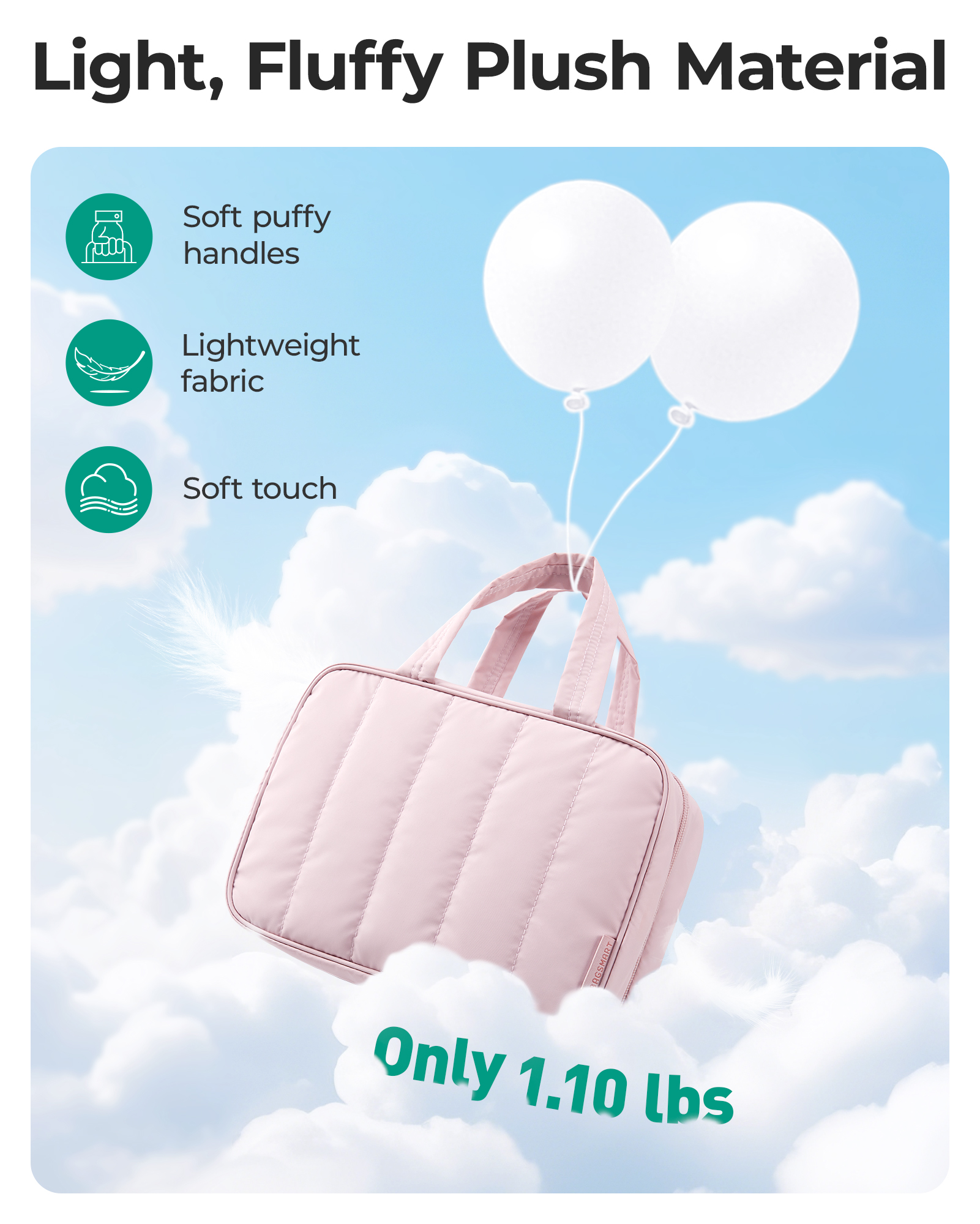 BAGSMART Travel Toiletry Bag f - Travel Accessories Toiletry Bag recension och pris