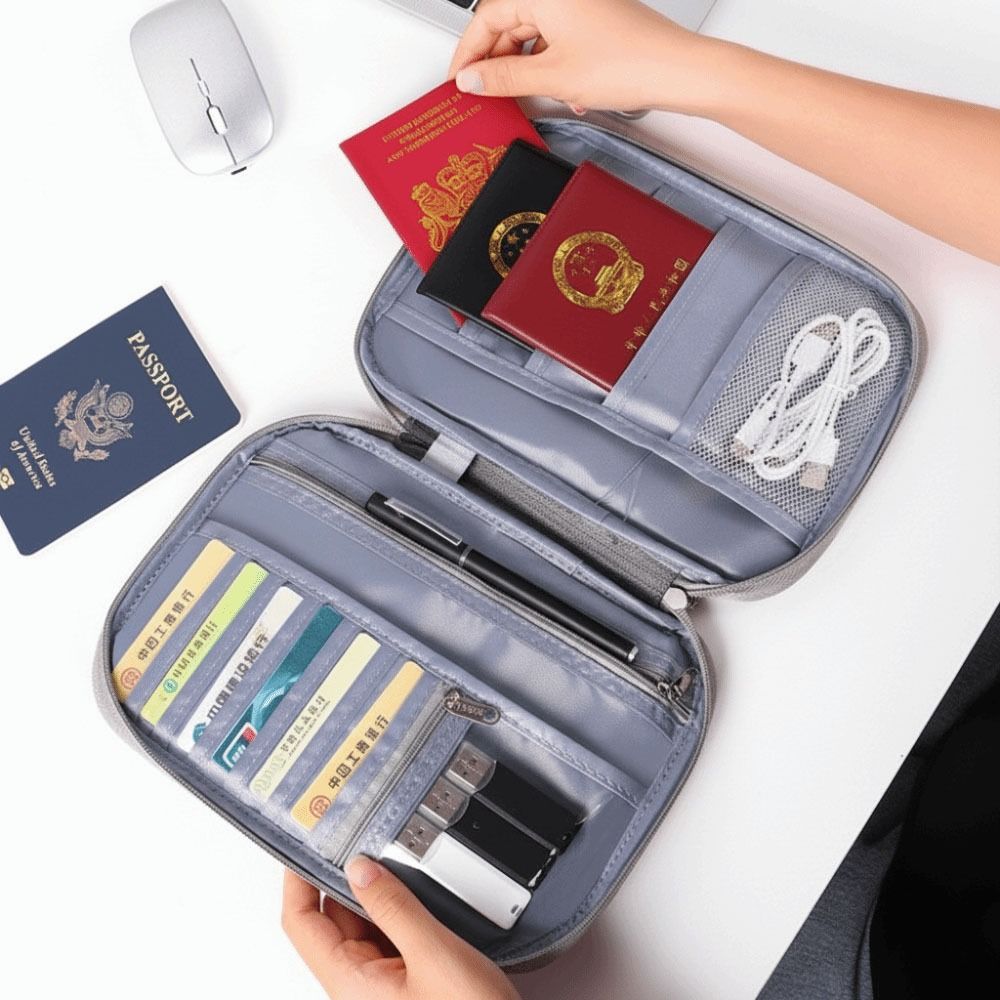 Creative Solid Color Passport  - Travel Accessories Bag For Men recension och pris