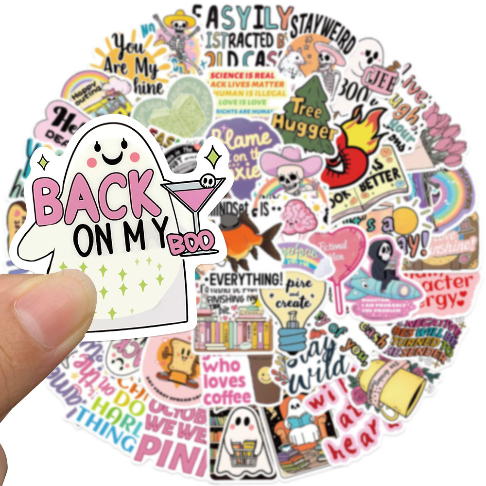 50pcs Funny Cartoon World Stic - Sticker Luggage Decorative recension och pris
