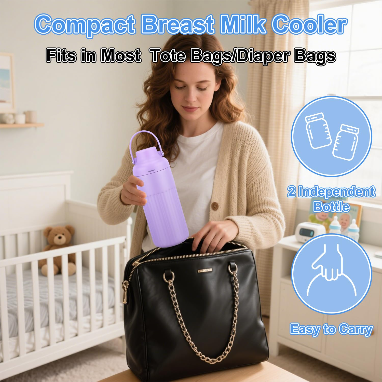 Portable Breast Milk Cooler fo - Travel Accessories Bottles recension och pris