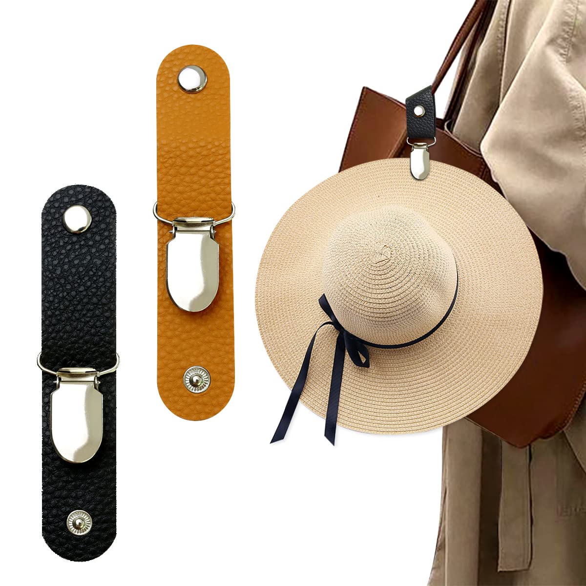 PU Leather Hat Clip for Travel - Travel Accessories Bag For Men recension och pris