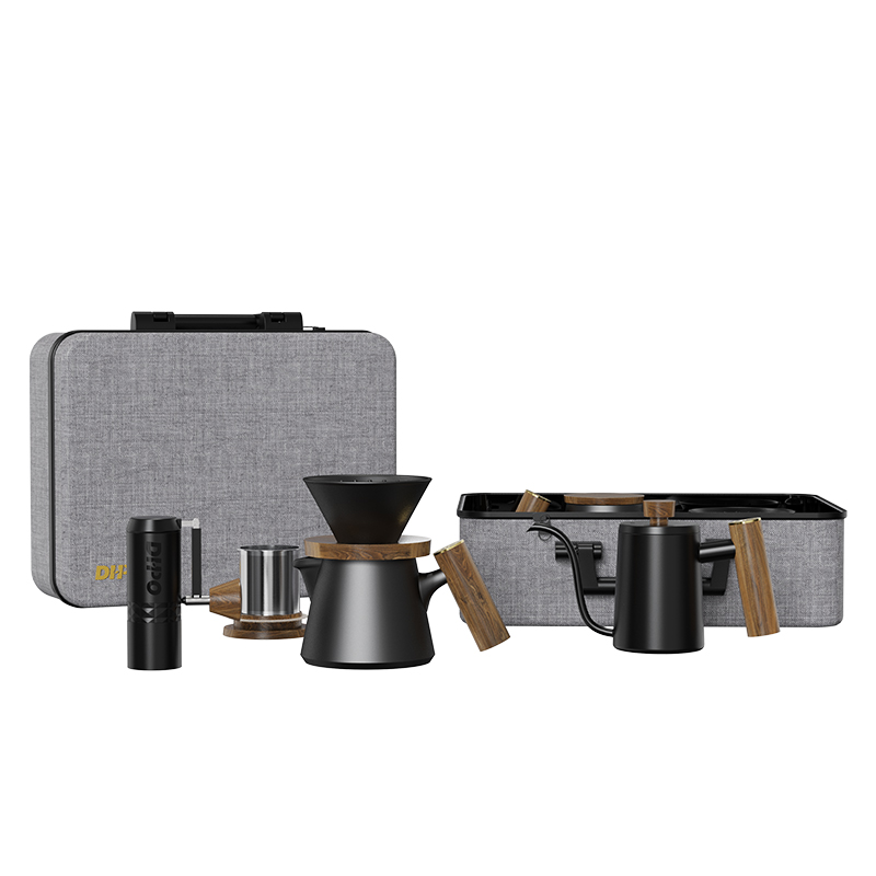 DHPO Luxury Coffee Kit Set wit - Portable Travel Kettle recension och pris
