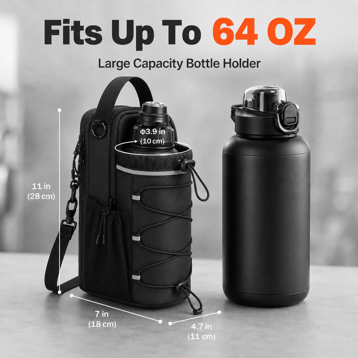 Magnetic Gym Bottle Bag Water  - Travel Accessories Bottles recension och pris