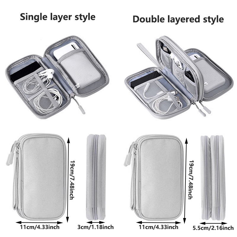 Multi-Color Portable Travel Di - Cable Organizer Travel recension och pris