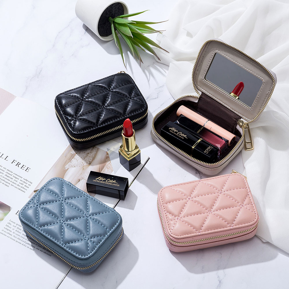 New PU Lipsticks Storage Bag W - Travel Ziplock Bags recension och pris