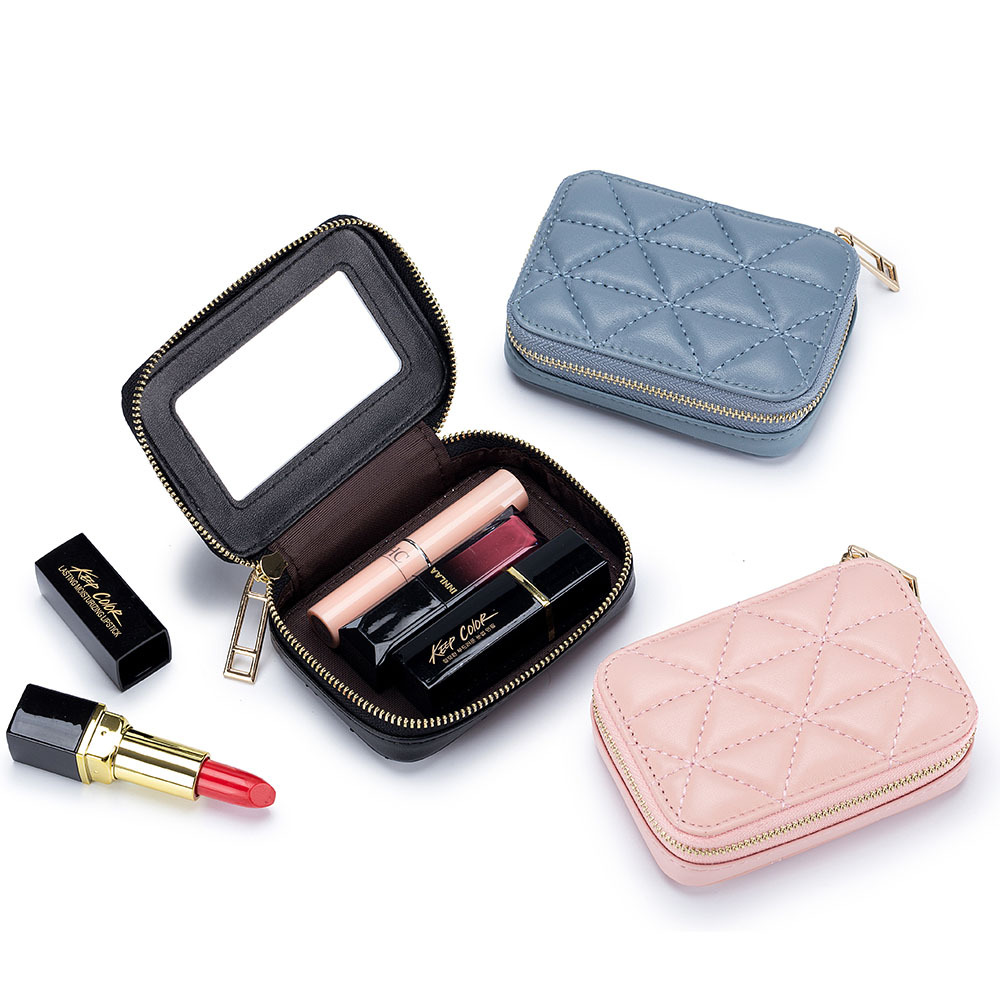 New PU Lipsticks Storage Bag W - Travel Ziplock Bags recension och pris