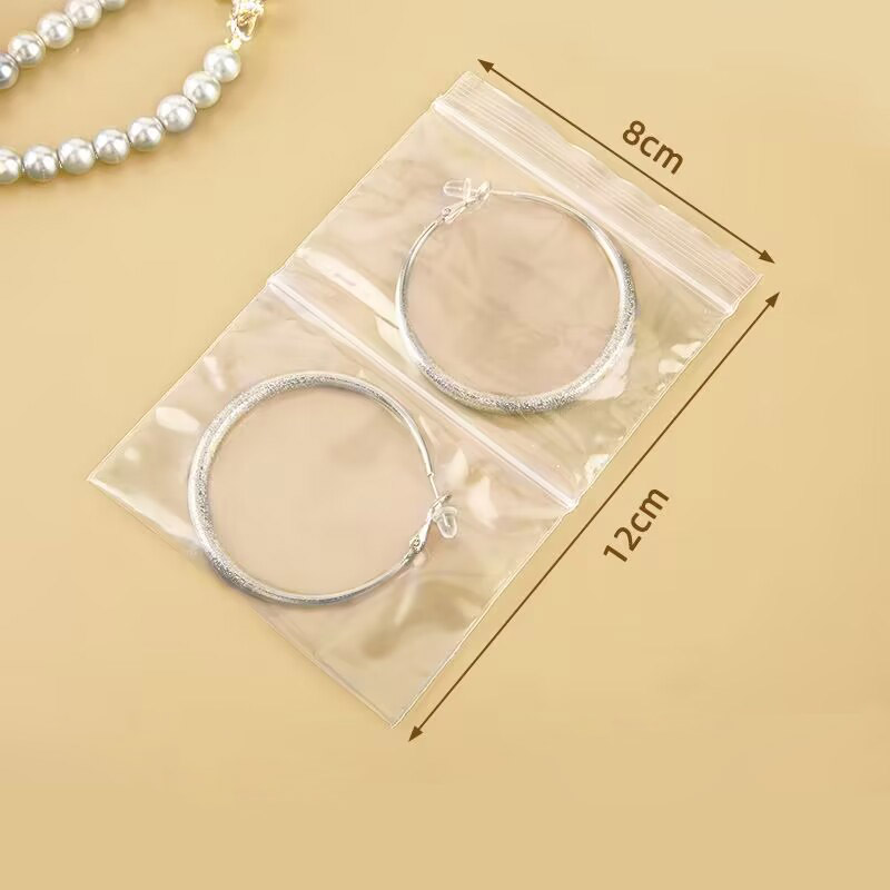 500pcs Transparent Double Pock - Travel Ziplock Bags recension och pris