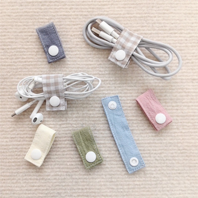 Fabric Cable Organizer Reusabl - Cable Organizer Travel recension och pris