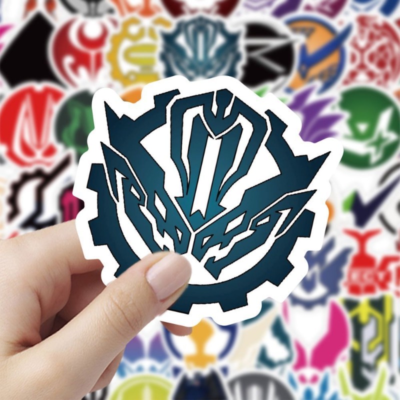 60 Sheets Kamen Rider Logo Sti - Sticker Luggage Decorative recension och pris